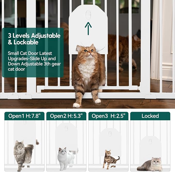 Babelio 36-56" Extra Wide Auto Close Baby Gate - Image 3