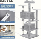 DUMOS 54-inch Indoor Cat Tree Tower –Multi-Level Pet House - Image 7