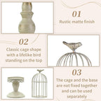 Birdcage Candle Holder Decorative Bird Cages - Image 4