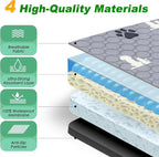 Washable Pee Pads for Dogs, 2 Pack Absorbent Reusable Training Dog Pads Pet - Image 4