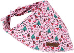 Lionet Paws Cotton Christmas Dog Bandanas Pink, Gloves Tree Comfortable Dog - Image 2