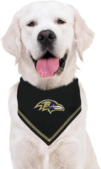 Pets First NFL Baltimore Ravens TIE Bandana, Size Large/X-Large. Dog Bandana - Image 4