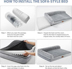 BFPETHOME Orthopedic Dog Bed for Extra Large Dogs-Big Waterproof Sofa Dog Bed - Image 5