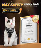 Halypet Cat Harness and Leash Set Escape Proof Adjustable Cat Leash Comfortable - Image 2