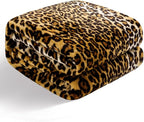 Bnuitland Leopard Print Fleece Flannel Throw - Image 6