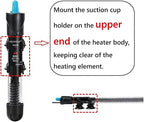 AQUANEAT Aquarium Heater, 200W Fish Tank Heater, Adjustable Submersible Water - Image 3
