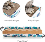 PEEKAB Cat Scratcher Cardboard Reversible Cat Scratch pad Kitty Corrugated - Image 2