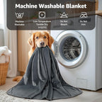 LOOBANI Waterproof Dog Blanket for Couch: Reversible Flannel Bed Blanket for - Image 8