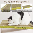3 Pack Cardboard Cat Scratcher Pads Cat Scratching Board - Image 3