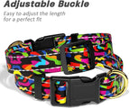 Reflective Dog Collar for Small Dogs, Cute Boho Adjustable Heavy-Duty Nylon - Image 6