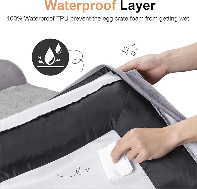 Large Dog Bed Orthopedic Washable: Beds Bolster XL Bed Big XLarge Dogs Egg - Image 4