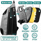 PetAmi Dog Carrier Backpack, Adjustable Pet Cat Front Carrier Backpack - Image 3
