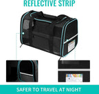 Soft - Sided Pet Carrier for Cats and Small Dogs, Airline - Approved, Foldable - Image 3