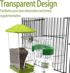 No Mess Bird Feeder Water Dispenser Set, Automatic Parrot Feeder - Image 7