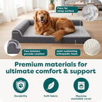 Furhaven Orthopedic Dog Bed for Large Dogs w/ Removable Bolsters & Washable - Image 5