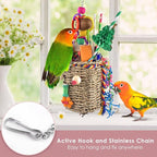 KATUMO Bird Toys, Parrot Grass Basket and Shredding Foraging - Image 4