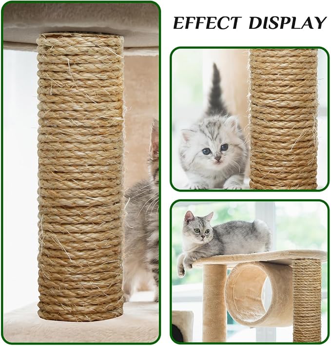 Natural Sisal Rope 1/4 Inch by 49-Feet - Image 5