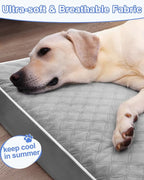 KSIIA Orthopedic Dog Bed for Crate Large Dog Bed XL - Image 2