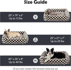 JOEJOY Small Dog Bed for Small Dogs, Rectangle Washable Orthopedic Corduroy - Image 6