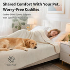 LOOBANI Waterproof Blanket for Bed: Reversible Soft Flannel King Size Bed - Image 2