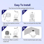 Air Purifiers for Home Bedroom, 3-in-1 HEPA Filter for Pets Dander Dust Pollen - Image 7