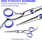 Professional Dog Grooming Scissors Kit, Titanium Coated Dog Scissors - Image 5