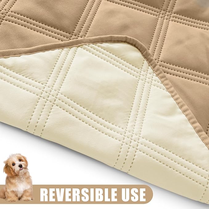 Smiry Waterproof Dog Bed Cover Blanket 40x80, Soft Reversible Pet Blanket - Image 3