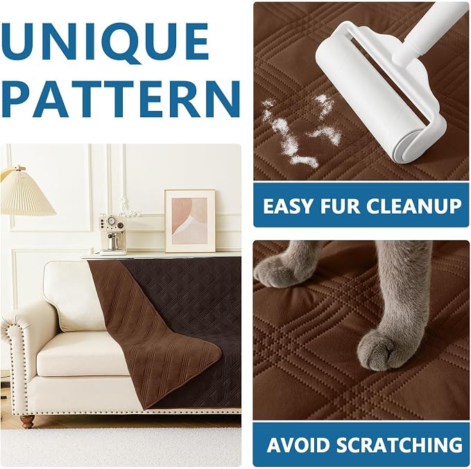 hyha Waterproof Dog Blanket, Reversible Pet Bed Blanket, Soft Sofa Couch Cover - Image 3