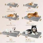 EHEYCIGA Waterproof Dog Bed Orthopedic 41"x27", Memory Foam Pet Bed - Image 3