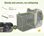 Pecute Cat Backpack Carrier Expandable, Pet Backpack - Image 3