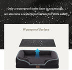 Bedfolks Orthopedic Dog Bed XL, Waterproof Dog Sofa Bed - Image 3