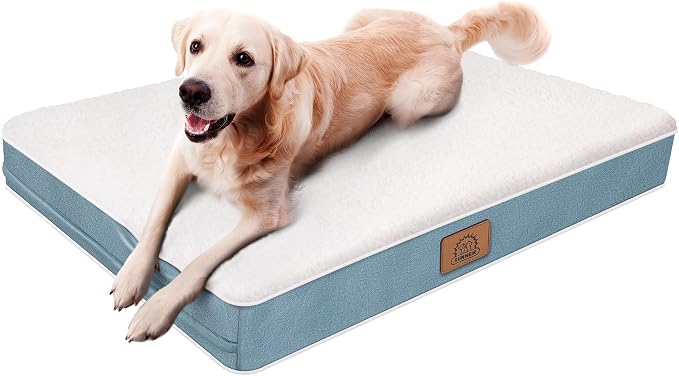 Sunheir Orthopedic Dog Bed for Medium Dogs, Waterproof Deluxe Plush Dog Crate - Image 7