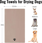 Microfiber Dog Towels for Drying Dogs, Super Absorbent and Soft Pet Grooming - Image 3