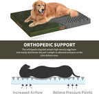 Orthopedic Dog Bed for Extra Large Dogs, XL Comfort Pet Mat for Large Sized Dog - Image 3