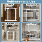 White Extra Wide Baby Gate 53-57.5 inch - Image 7
