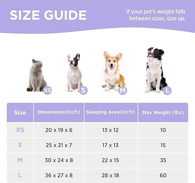 LE SURE Cute Dog Bed for Medium Dogs - Image 7