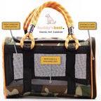Buddy's Best Airline Approved Pet Carrier Black & Pink Heavy Duty, Fits Under - Image 7