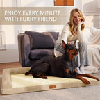 Patas Lague Orthopedic XL Dog Bed Large Sized Dog 42''X28'', Waterproof L - Image 2