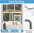 Sliding Cat Door for Window, Fits 22"-28.5" Width Window, 2-Min Install | - Image 6