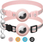 2 Pack Airtag Cat Collar Breakaway by LAFAYIspecializesinpetcollars