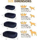 Orthopedic Waterproof Large Dog Bed: Memory Foam Washable Dog Bed - Image 2