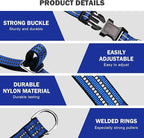 Hikiko Martingale Collar for Dogs Reflective Nylon Dog Collar - Image 4