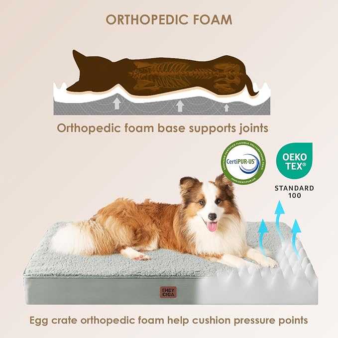 EHEYCIGA Orthopedic Dog Beds for Large Dogs - Image 3