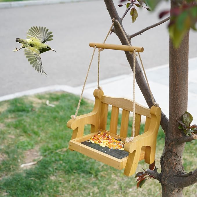 Notakia Set of 2 Swing Wild Bird Feeder Stand - Image 5