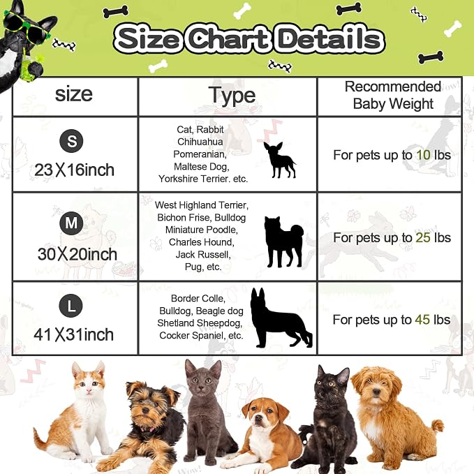 Rezutan 1 Pack 3 Blankets for Dogs, Dog Blanket for Large & Medium Pet Cat - Image 4