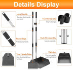 Pooper Scooper, Metal Aluminum Tray and Spade Poop Scoop Set - Image 3