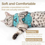 Cat Harness and Leash Set Escape Proof Tactical Large Kitten Harness Emotional - Image 7