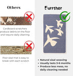 Sisal Cat Scratcher Post Mat, Durable and Shedding-Resistant Cat Scratching - Image 3