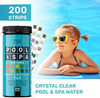 Pool Test Strips 7-in-1, 200 Quick and Accurate Pool and Hot Tub Test Strips - Image 2