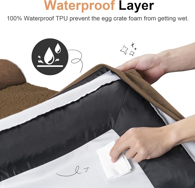 Medium Dog Bed Orthopedic Washable: Beds Bolster Medium Sized Dogs Bed Egg - Image 4